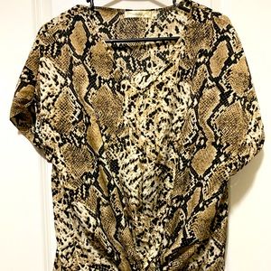Snake printed shirt size medium